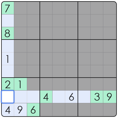 finned x wing sudoku